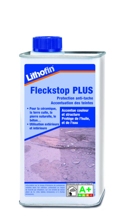 Lithofin FLECKSTOP PLUS 1L - Imprégnation avec renforcement de couleur