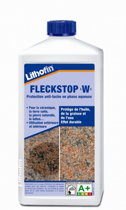 Lithofin FLECKSTOP W 1L - Imprégnation spéciale en phase aqueuse