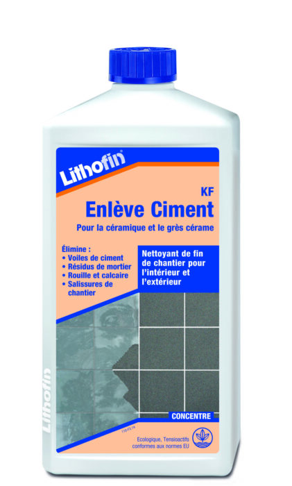 Lithofin KF ENLEVE CIMENT 1L - Eliminateur voile de ciment