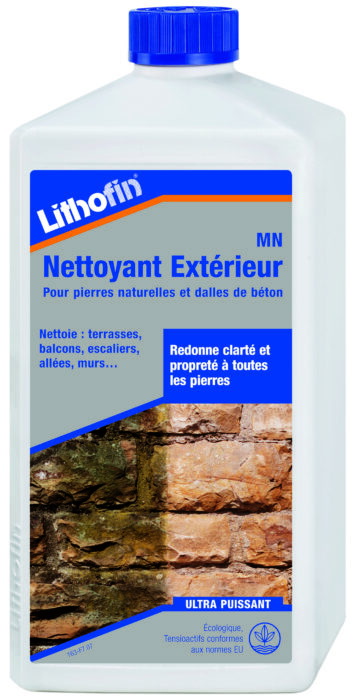 Lithofin MN NETTOYANT EXTERIEUR 1L - Nettoyant surfaces pierre naturelle et béton